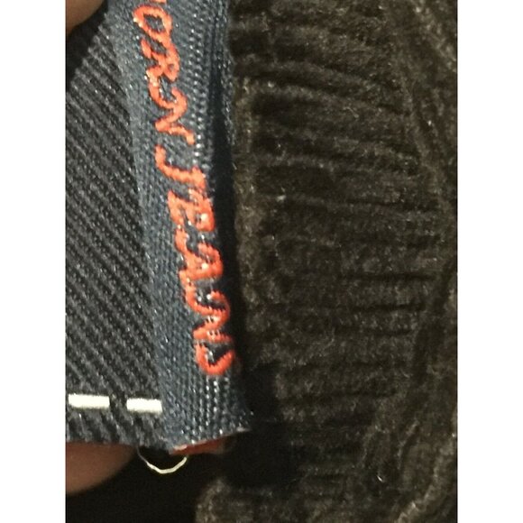 Worn Jeans Women Medium Button-Front Corduroy Jacket Pocket Black Stretch Casual - Picture 7 of 11